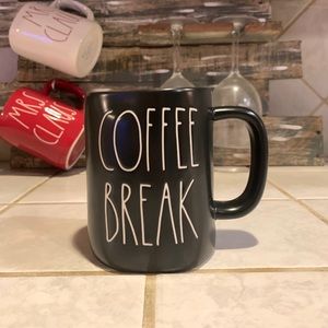 Rae Dunn BLACK COFFEE BREAK MUG